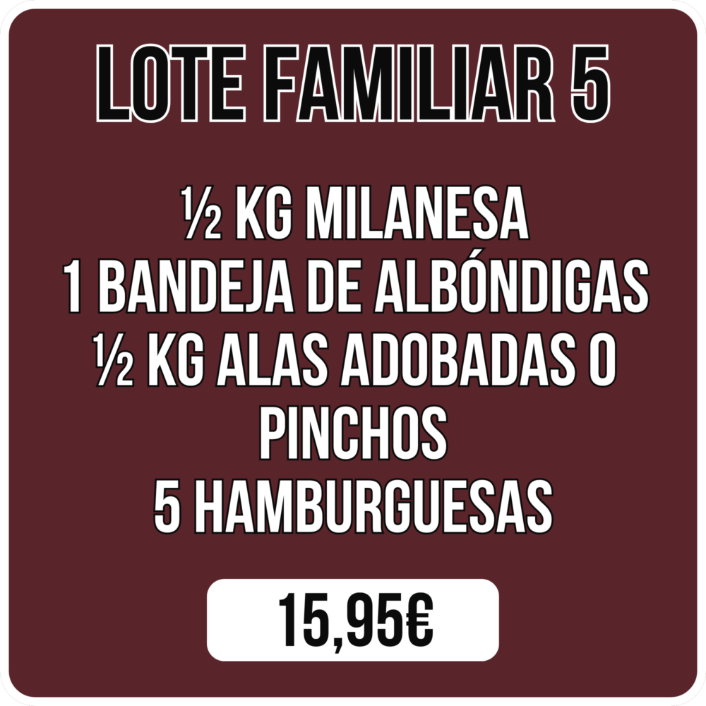 Lote Familiar 5